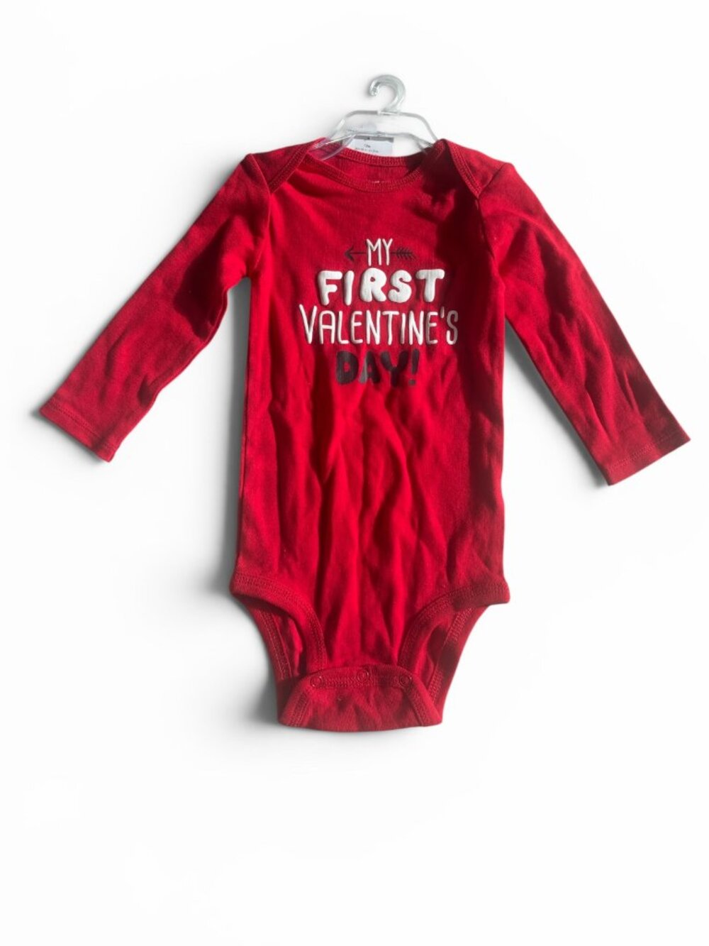 My First Valentines Day Baby Bodysuit Just One You Carters Red Long Sleeve